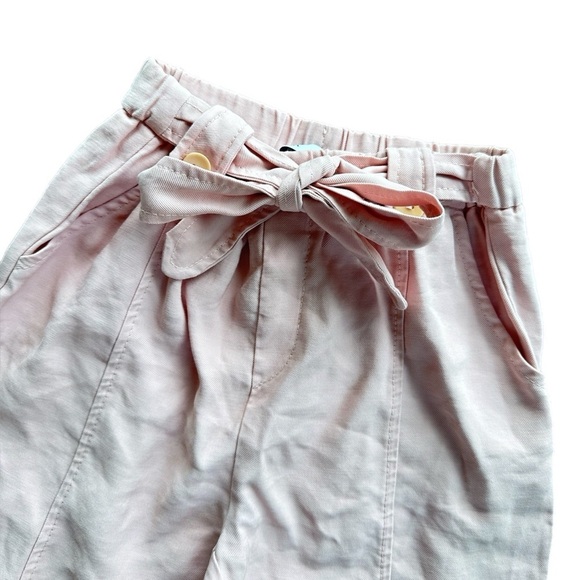 NWT Zara Blush Pink Paper Bag Girls  Pants Size 4-5 - Picture 3 of 6
